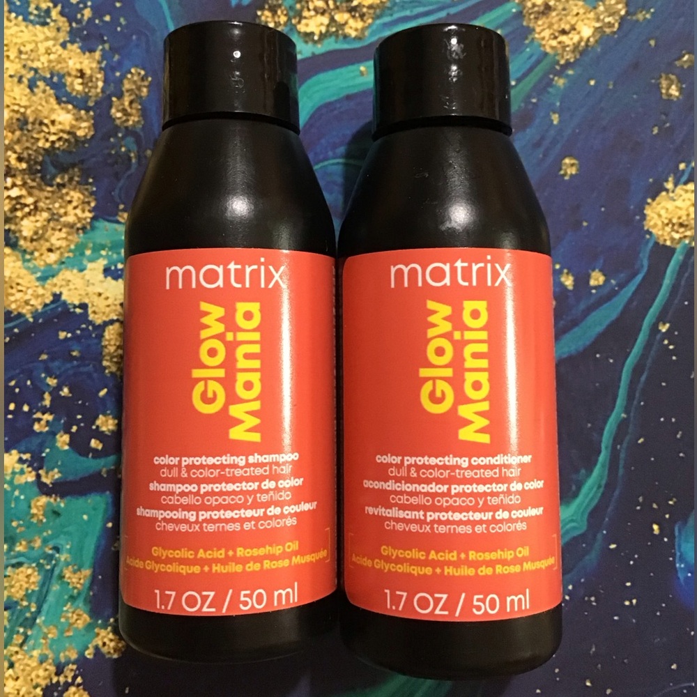 Matrix Glow Mania Travel Shampoo & Conditioner Duo NWT